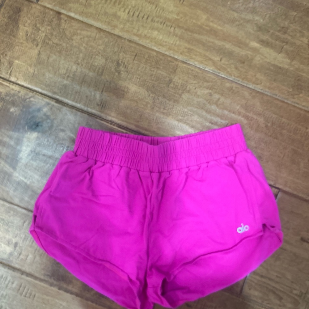 Alo Pink Athletic Shorts